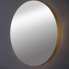 ESPEJO 70CM SAHARA LED PLATA