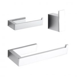 SET ACCESORIOS 3PZS KUBIKA-B CROMO