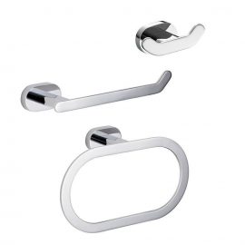 SET ACCESORIOS 3PZS MONDO-B CROMO