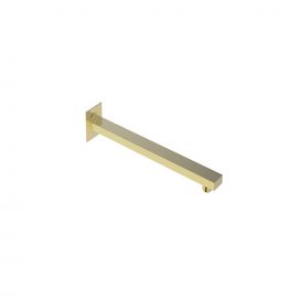 BRAZO REGADERA  PARED KUBIKA DORADO 38CM