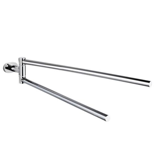 TOALLERO DOBLE MOVIL MONDO-B CROMO