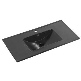 LAVAMANOS MESON OLIVIA 100CM NEGRO