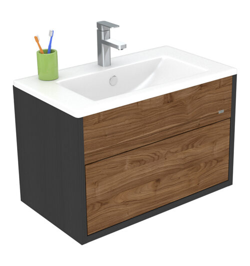 MUEBLE 80CM S/LVM CARDIFF NEGRO