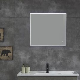 ESPEJO 60*60CM SOUL LED PLATA