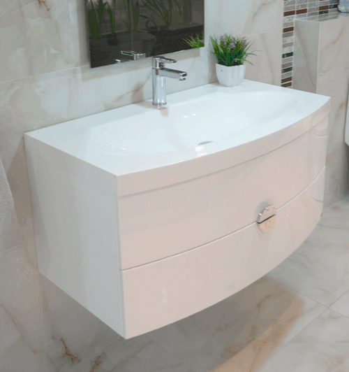 MUEBLE 90CM C/LVM SIMPHONY BLANCO