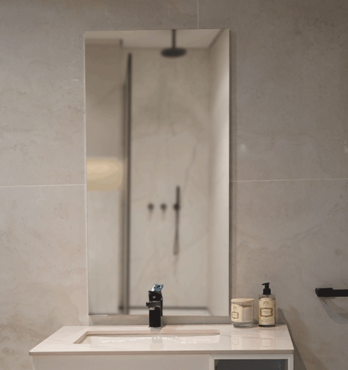 ESPEJO 70*90CM KALAHARI S/LED PLATA