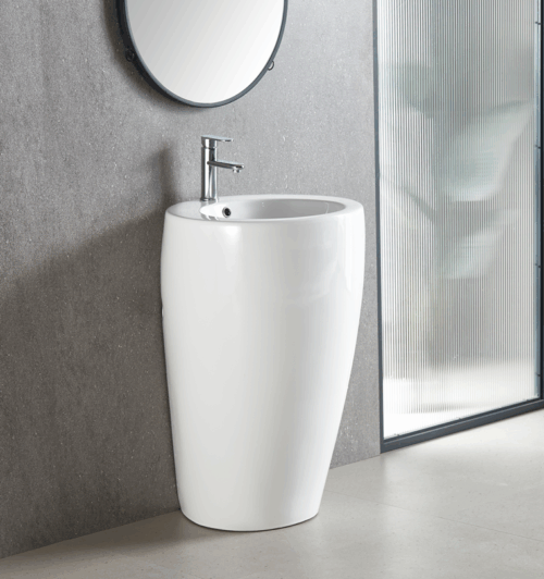 LAVAMANOS PEDESTAL BIANCA BLANCO