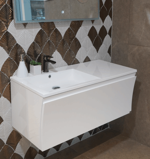 MUEBLE 100CM C/LVM CHELSEA BLANCO