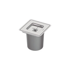 BASURERO 25*25CM EMPOTRAR 5L ACERO
