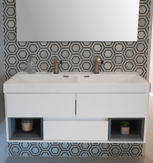 MUEBLE 120CM C/LVM NOORD BLANCO