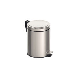 BASURERO CILINDRO 5L PEDAL CROMO