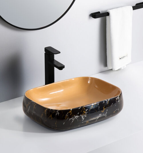 LAVAMANOS VESSEL DENVER-B NEGRO