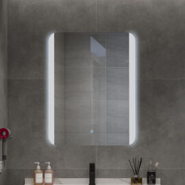 ESPEJO 80CM NEVADA LED PLATA