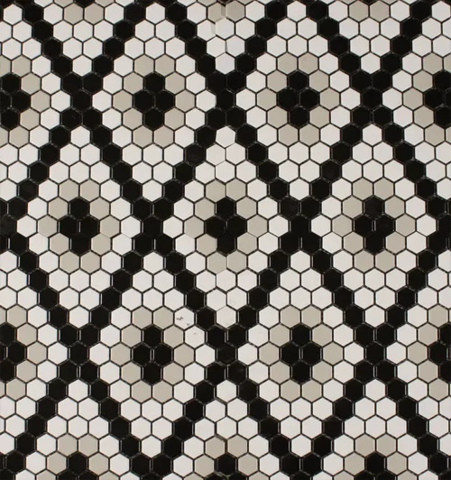 MOS CASABLANCA 30.6*35 MIX BLANCO NEGRO
