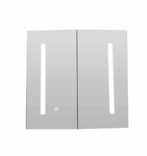 ESPEJO 60CM LIVING LED CABINET PLATA