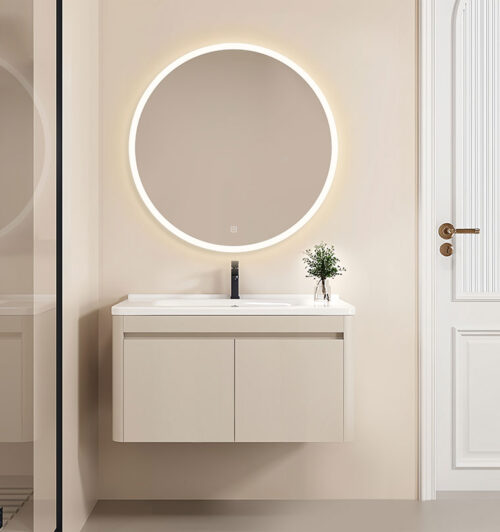 ESPEJO 80CM LUMEN LED PLATA