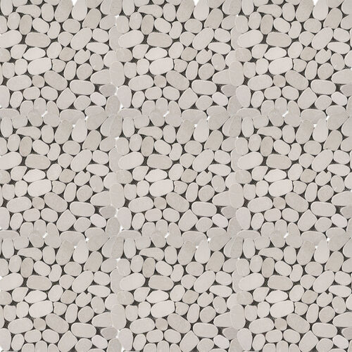 MOS PEBBLES 30.5*30.5 BLANCO