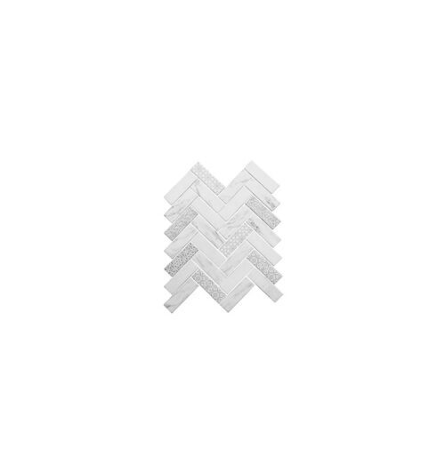 MOS ATELIER CHEVRON 28*32.5 BLANCO